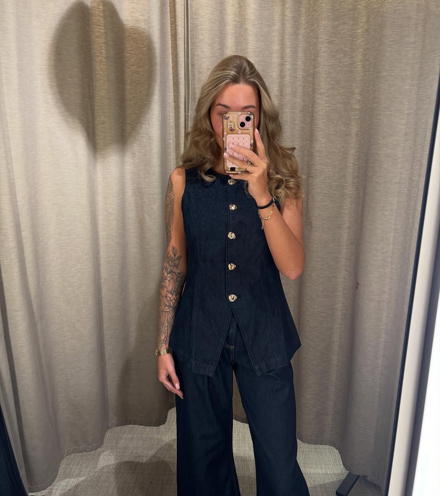 Jeansvest - Mørk denim - 8