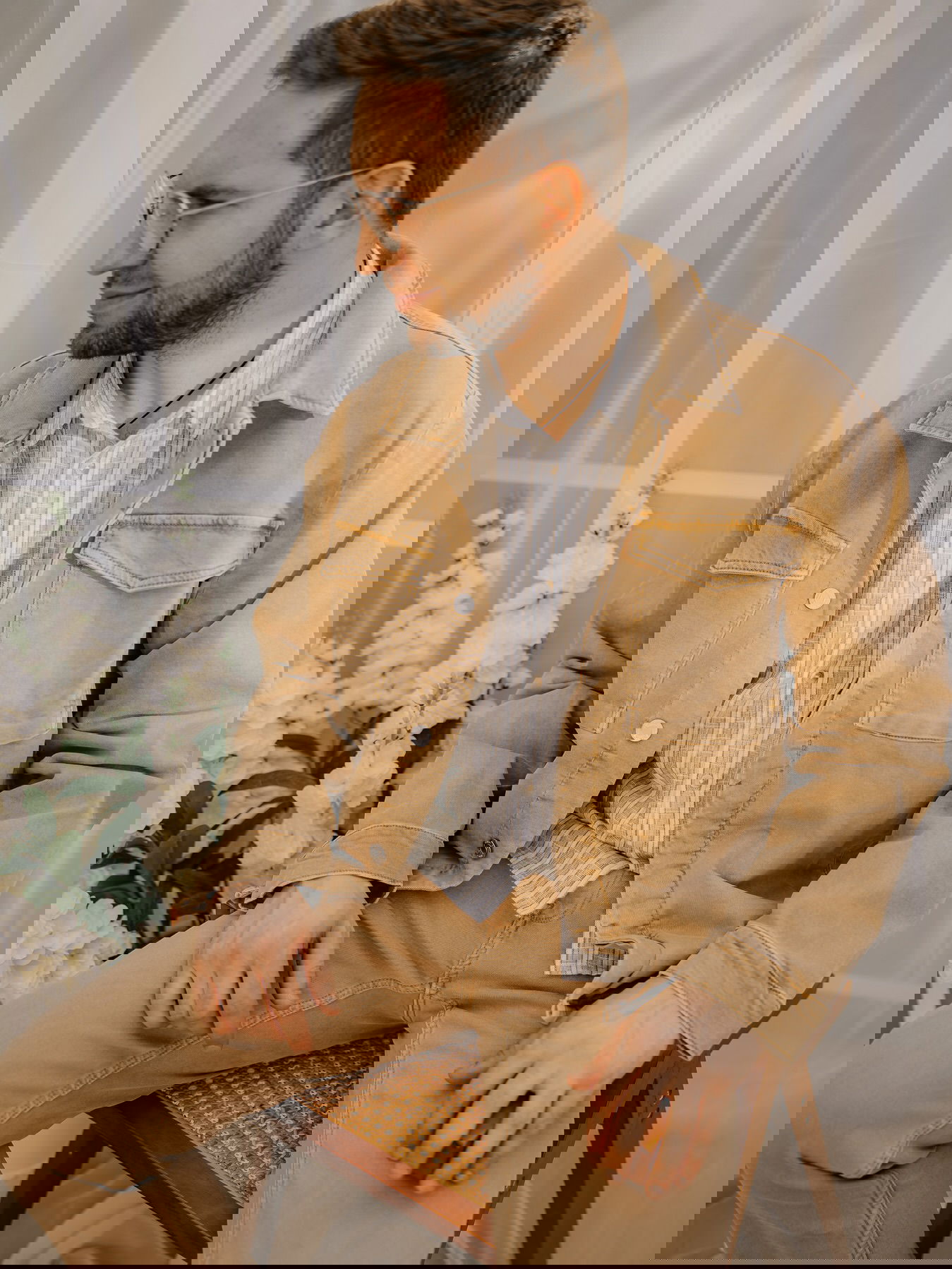 Koszula z bawełny - Niebieski - 8