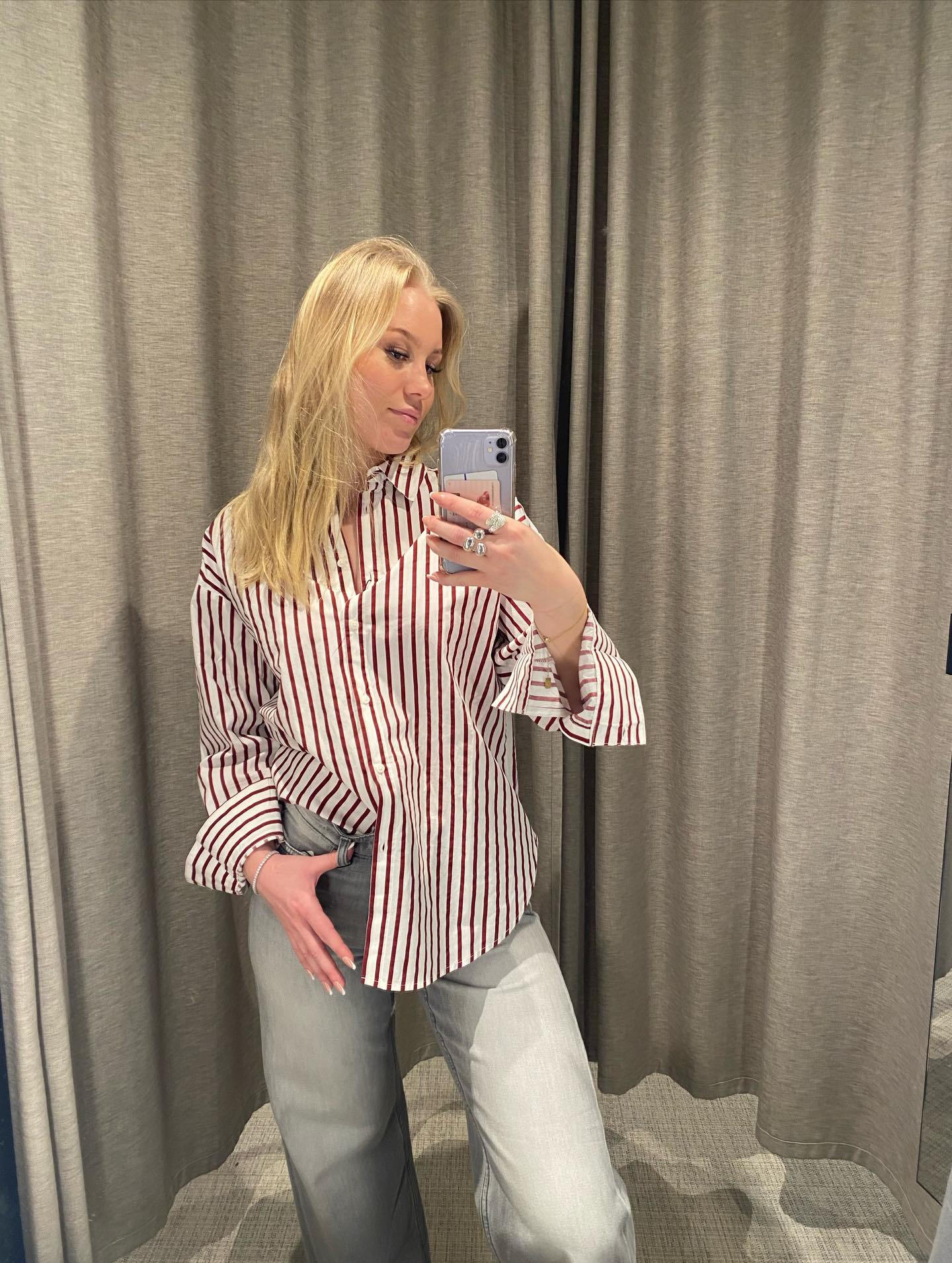 Poplinskjorta - Offwhite - 8