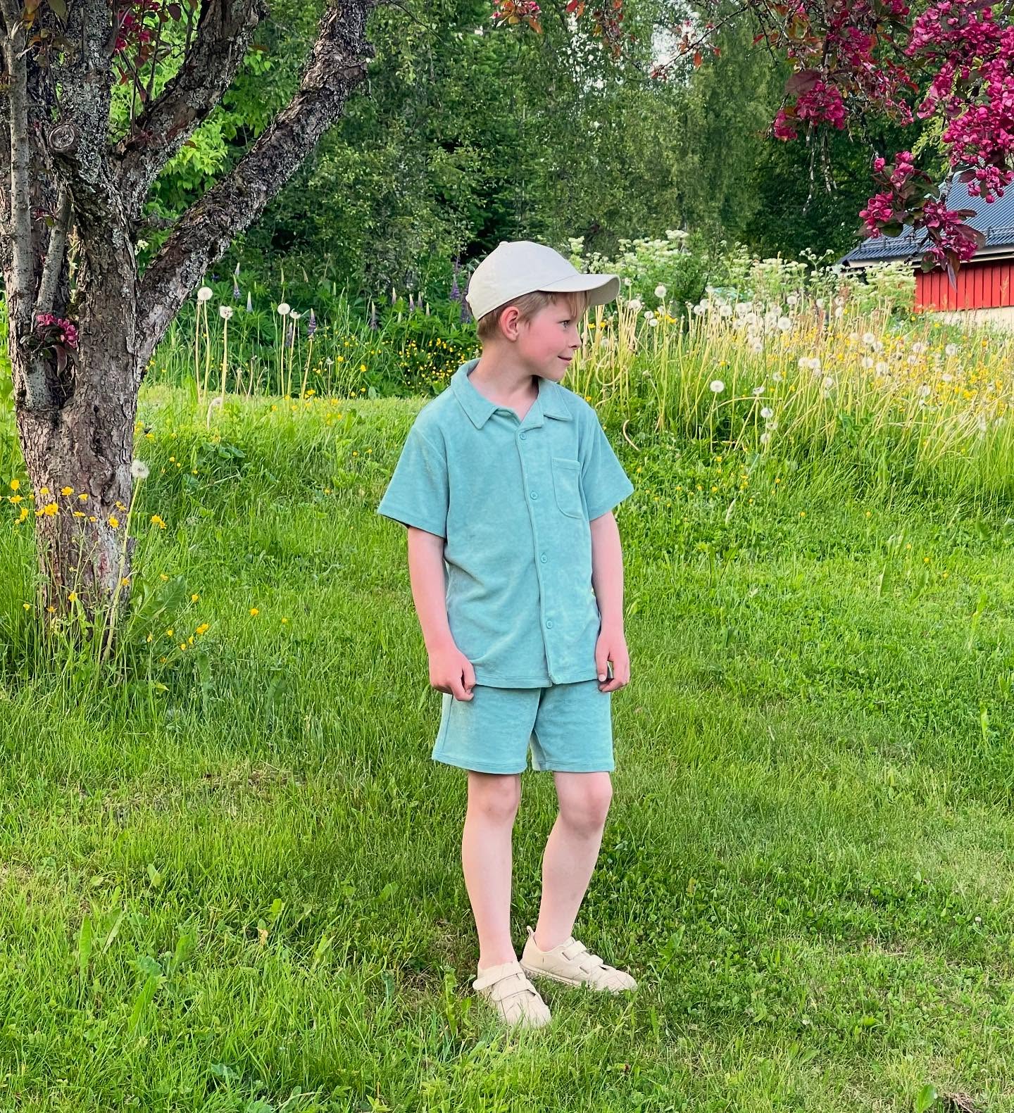 Szorty z froty - Ciemnozielony - 6