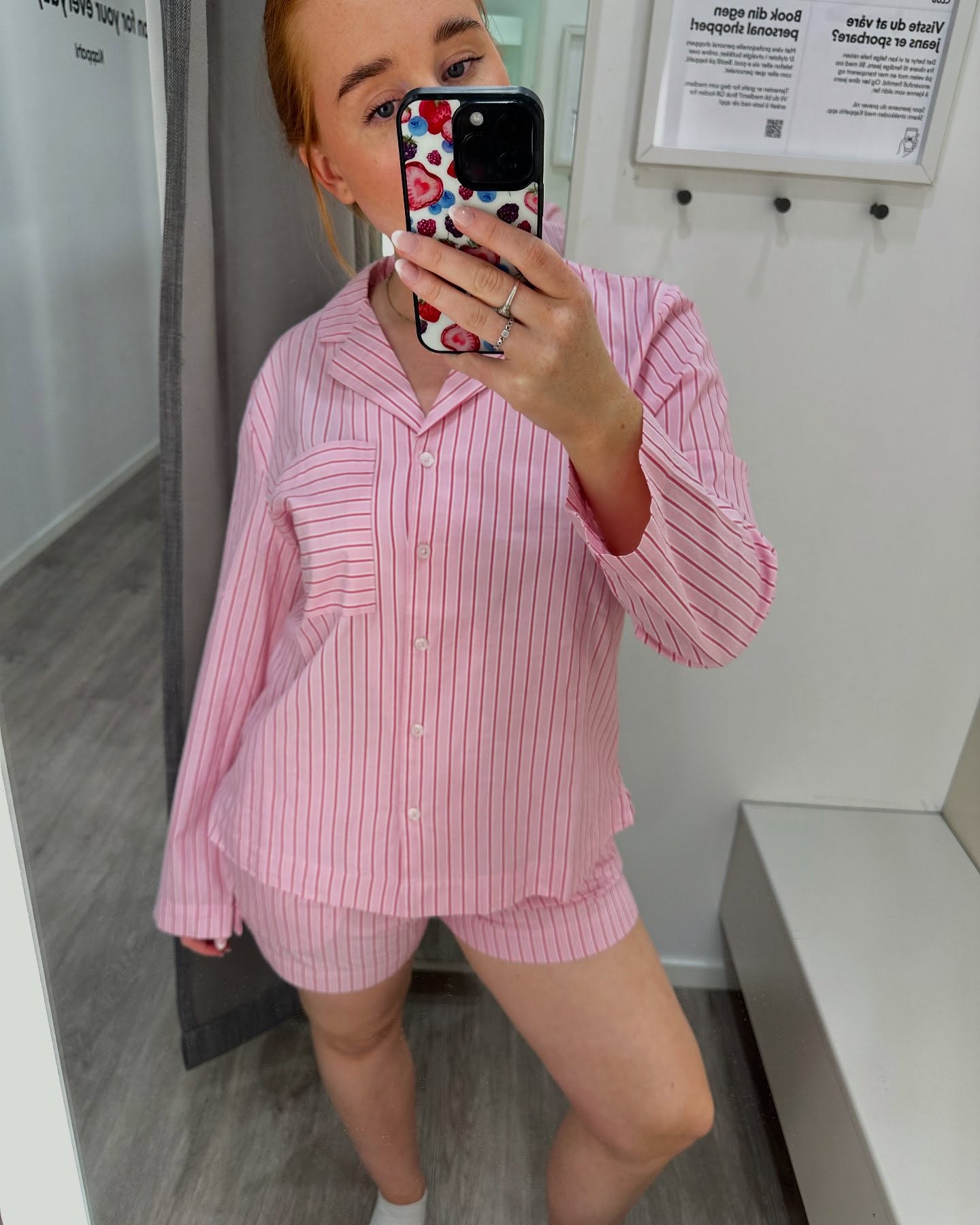 Pyjamasskjorta - Rosa - 6