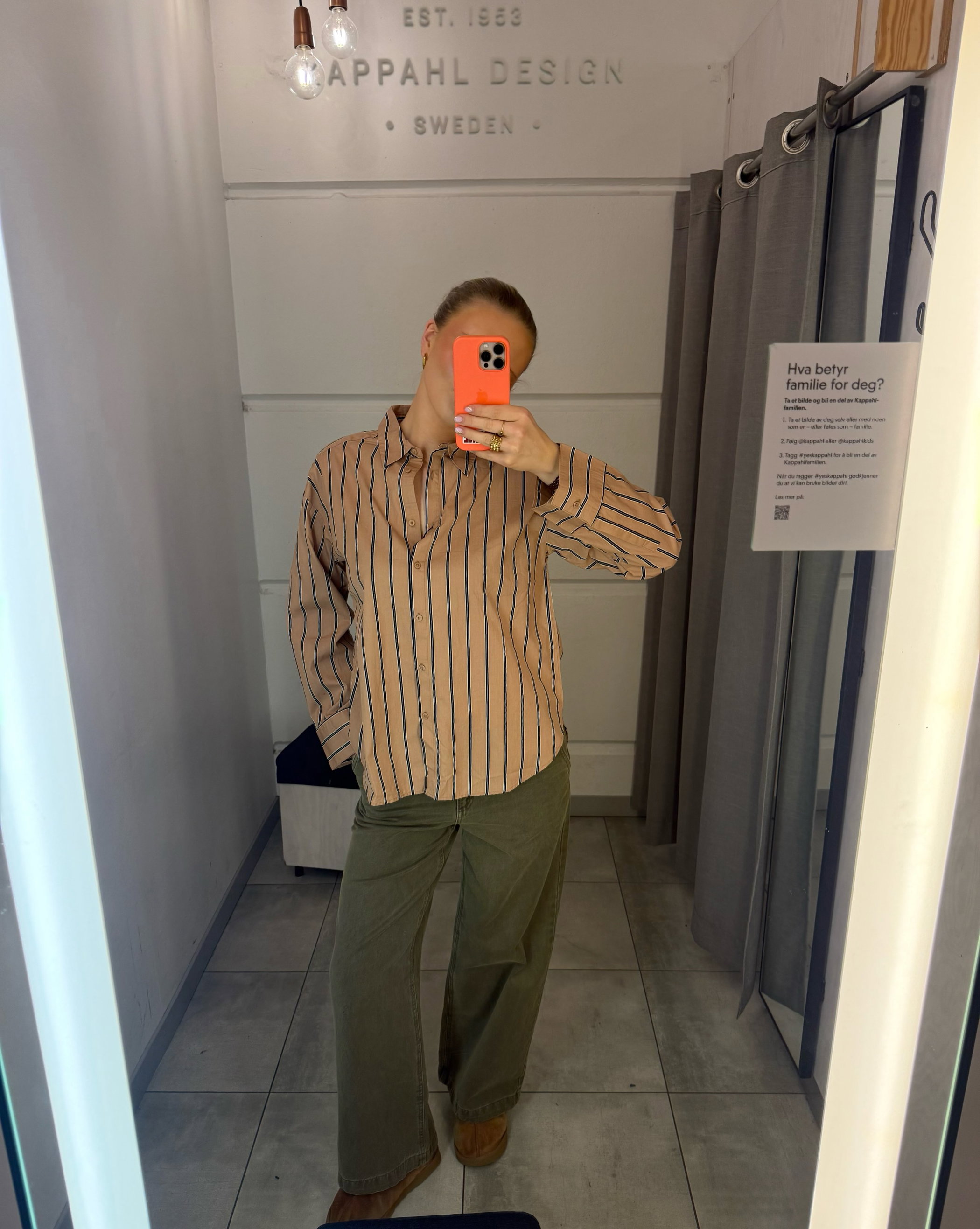 Poplinskjorta - Beige - 7