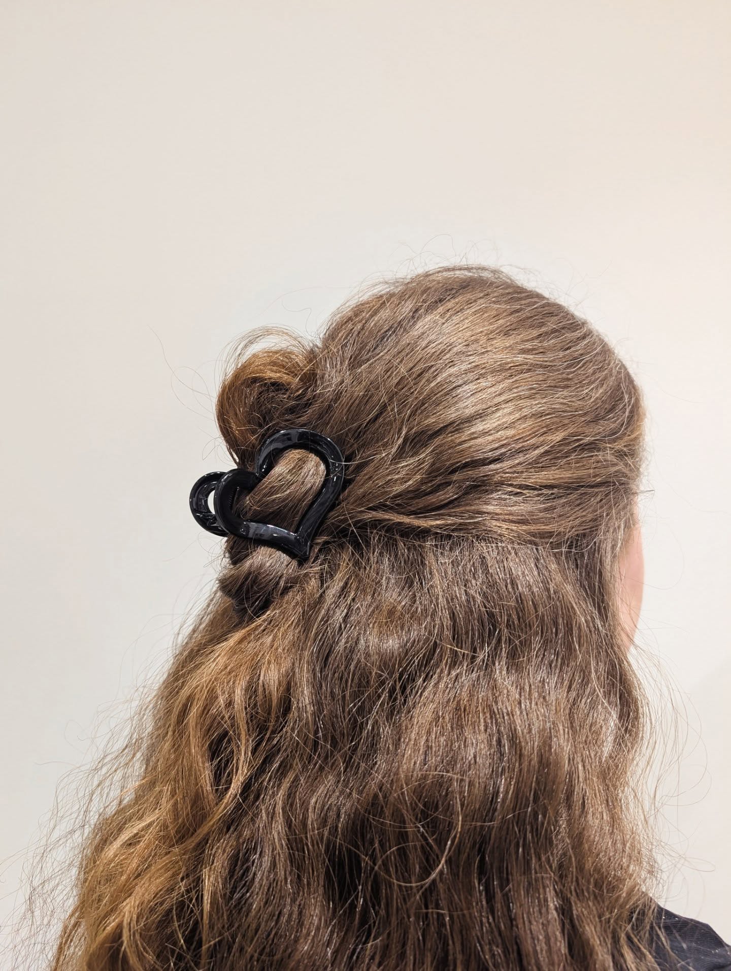 Hiusklipsi, sydän - Musta - 2