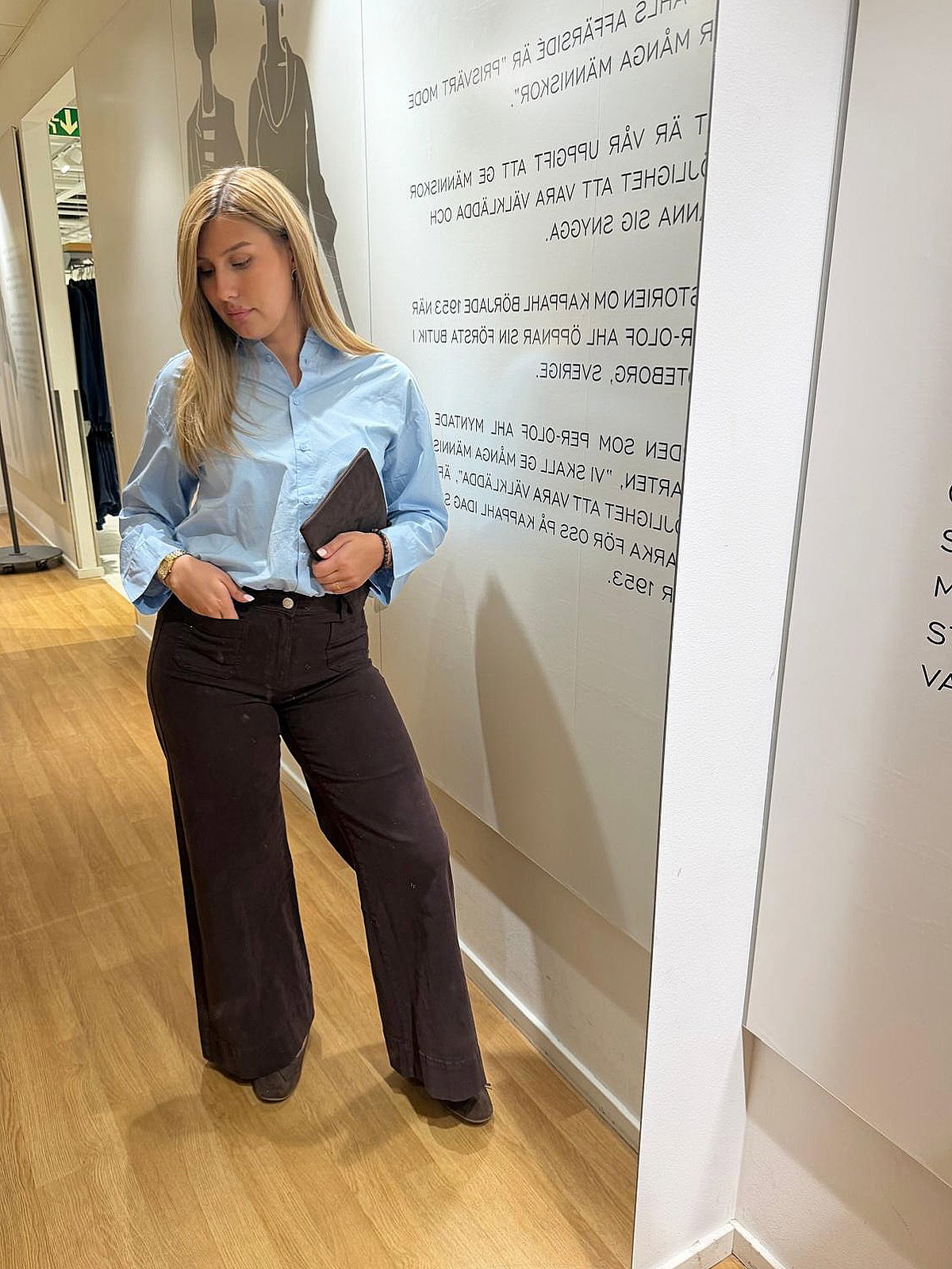 Wide jeans high waist - Brun - 6