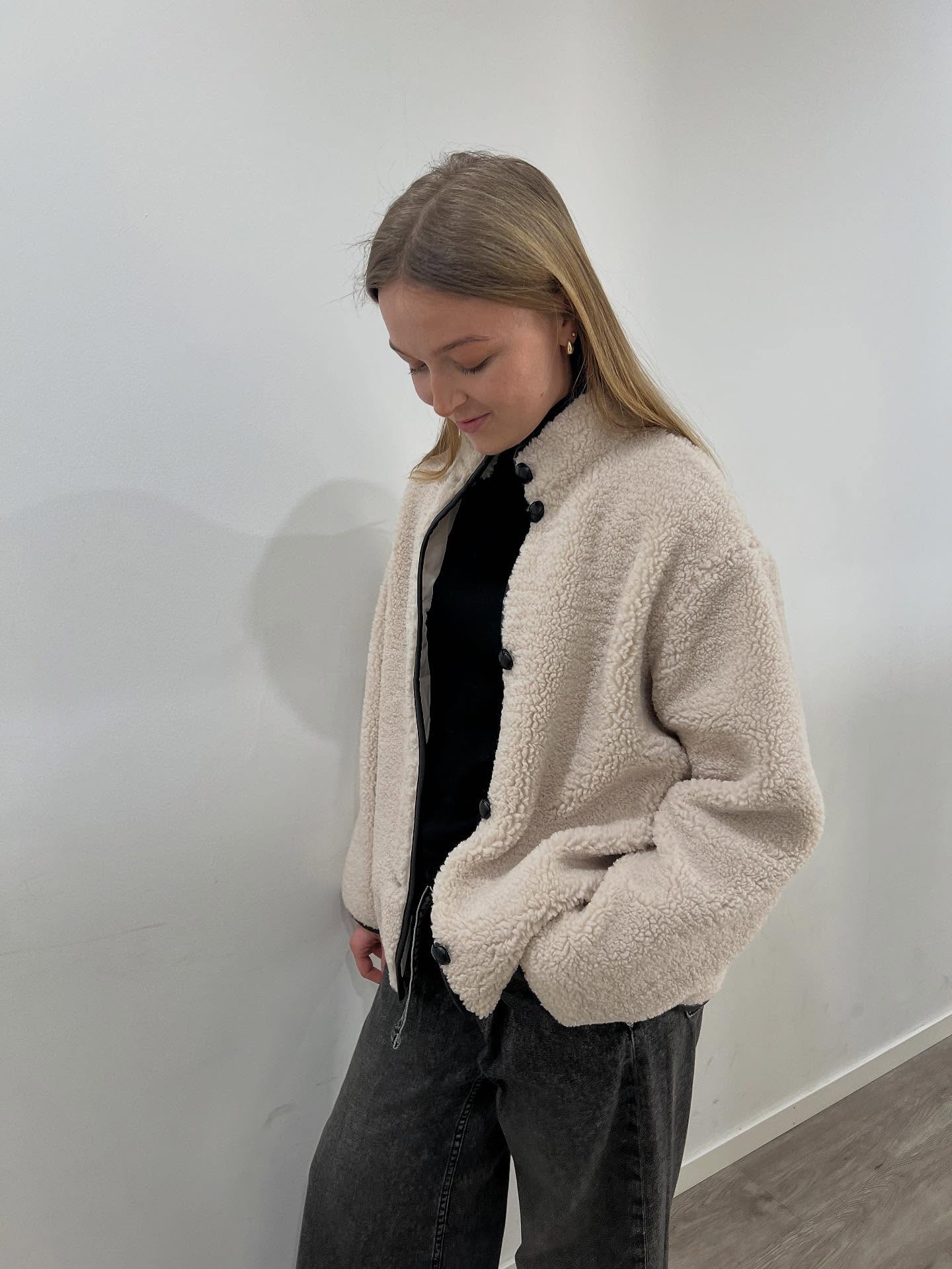 Piléjakke - Offwhite - 8