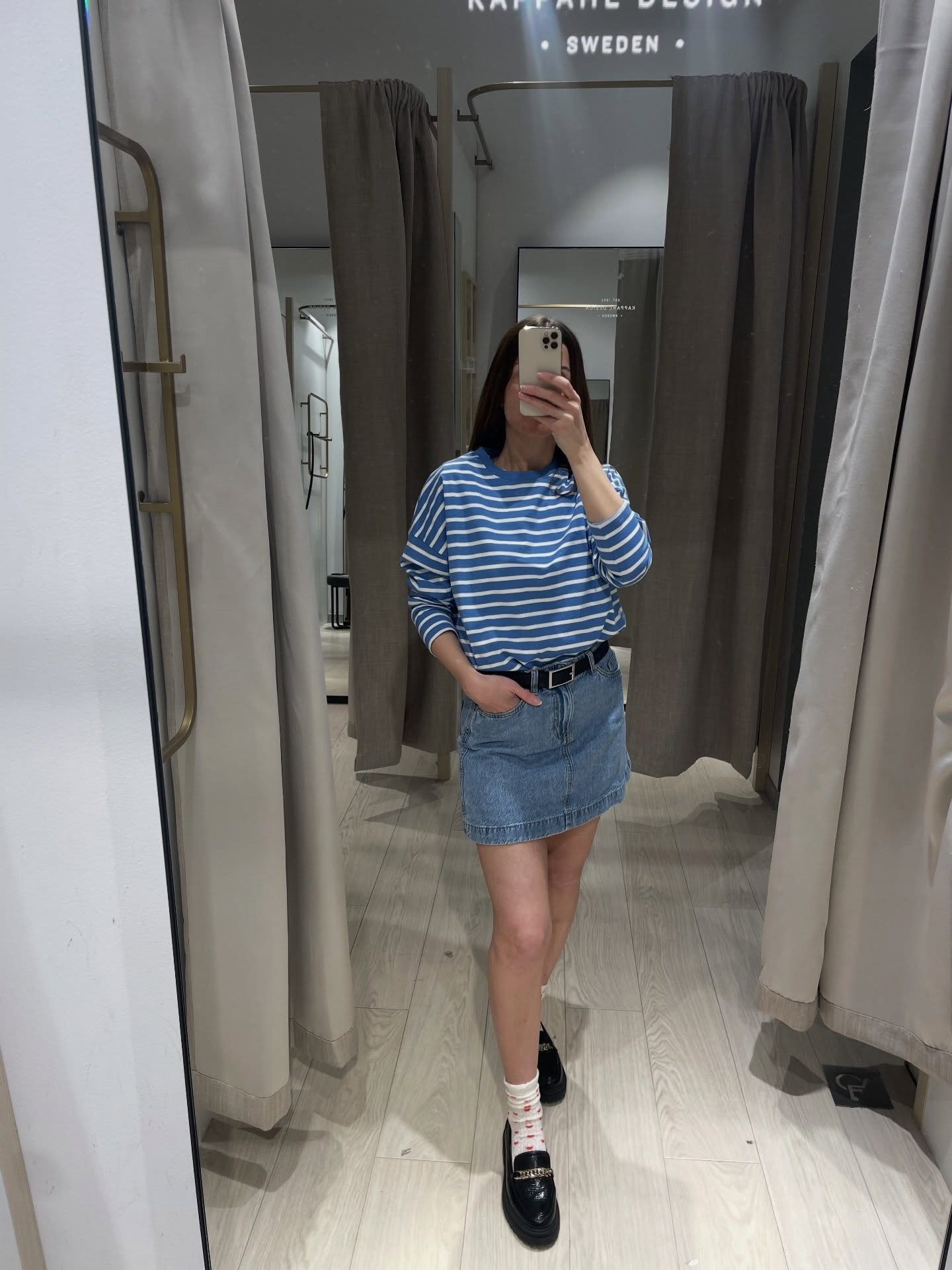 Randig topp - Blå - 6