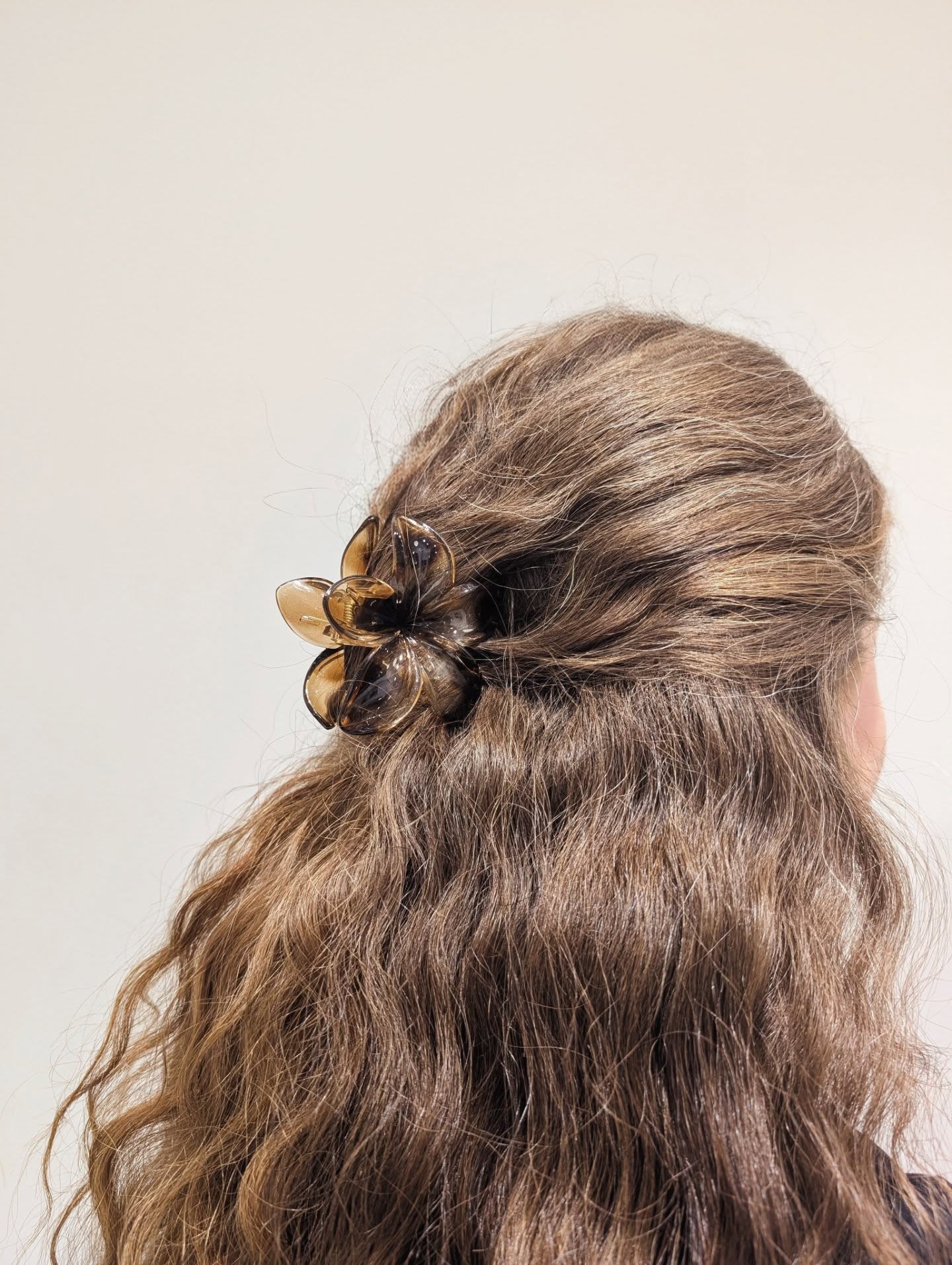 Kukkahiusklipsi - Ruskea - 2