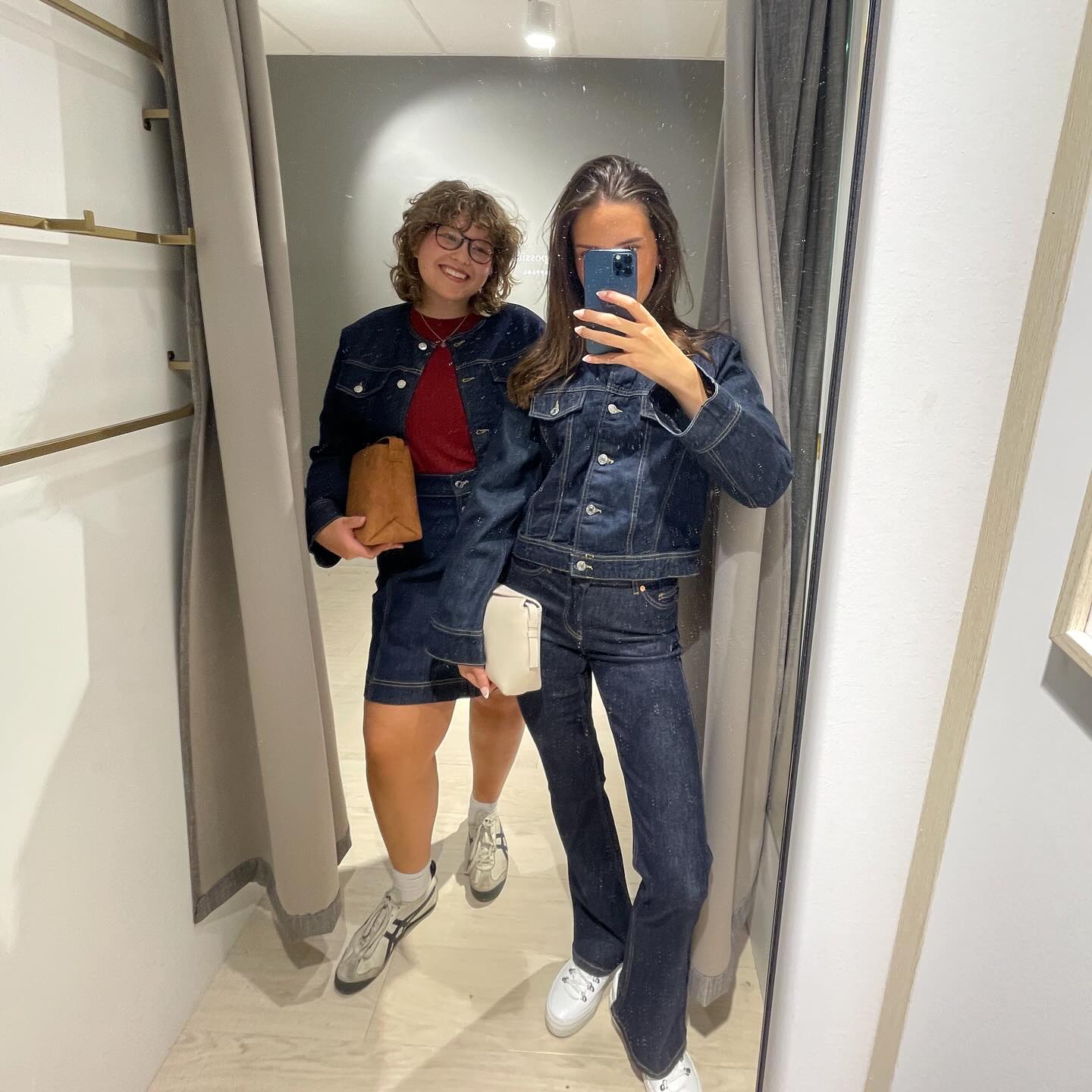 Dżinsy Flare Low Waist - Ciemny dżins - 8