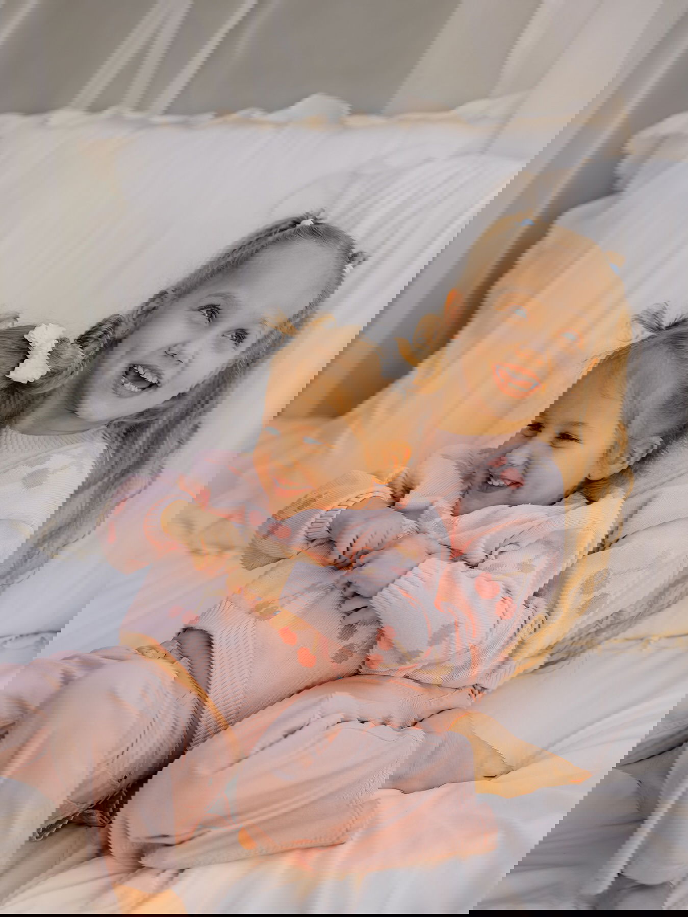 Vide jeans i bomullstwill - Lyserosa - 8