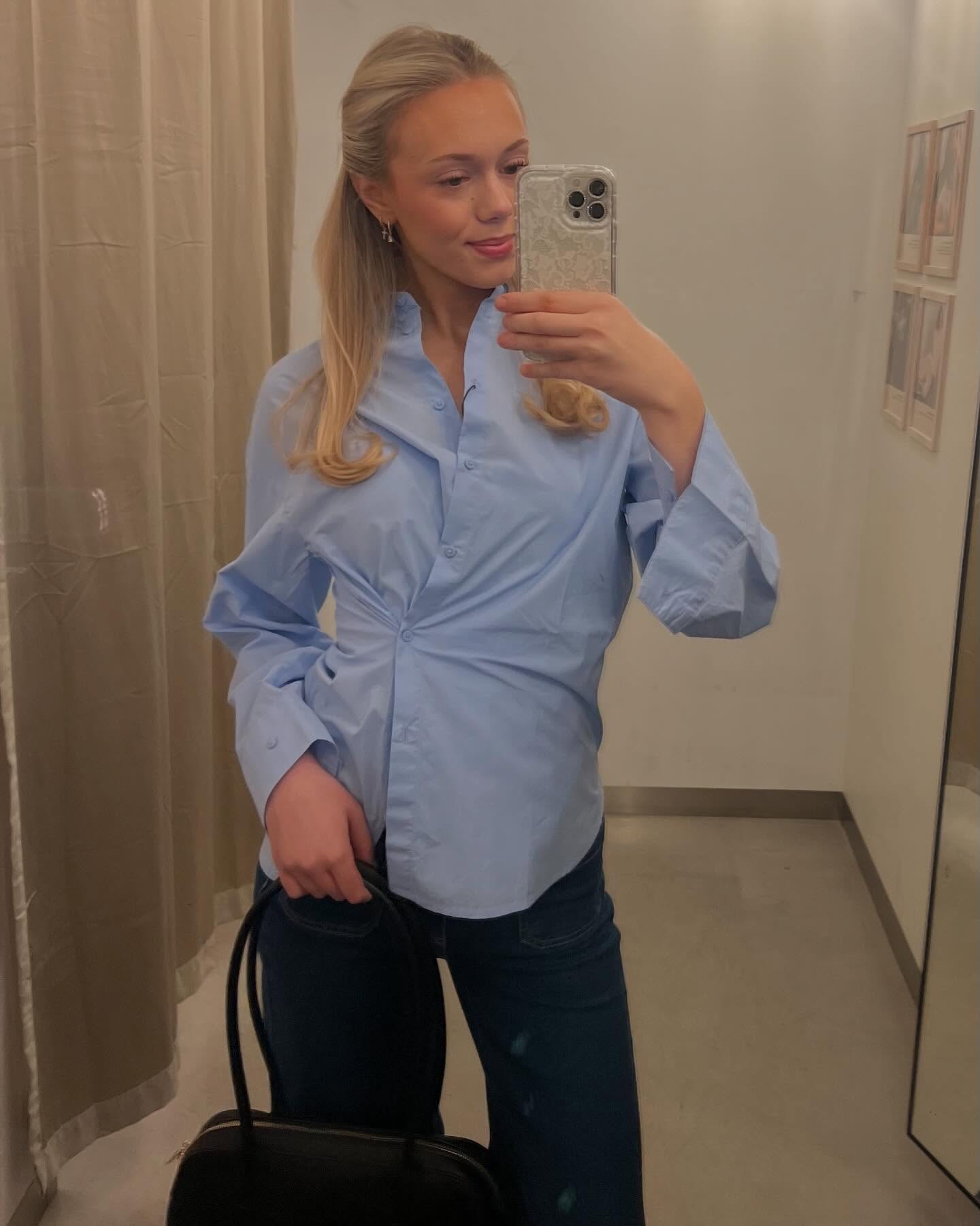 Poplinskjorte - Lyseblå - 10