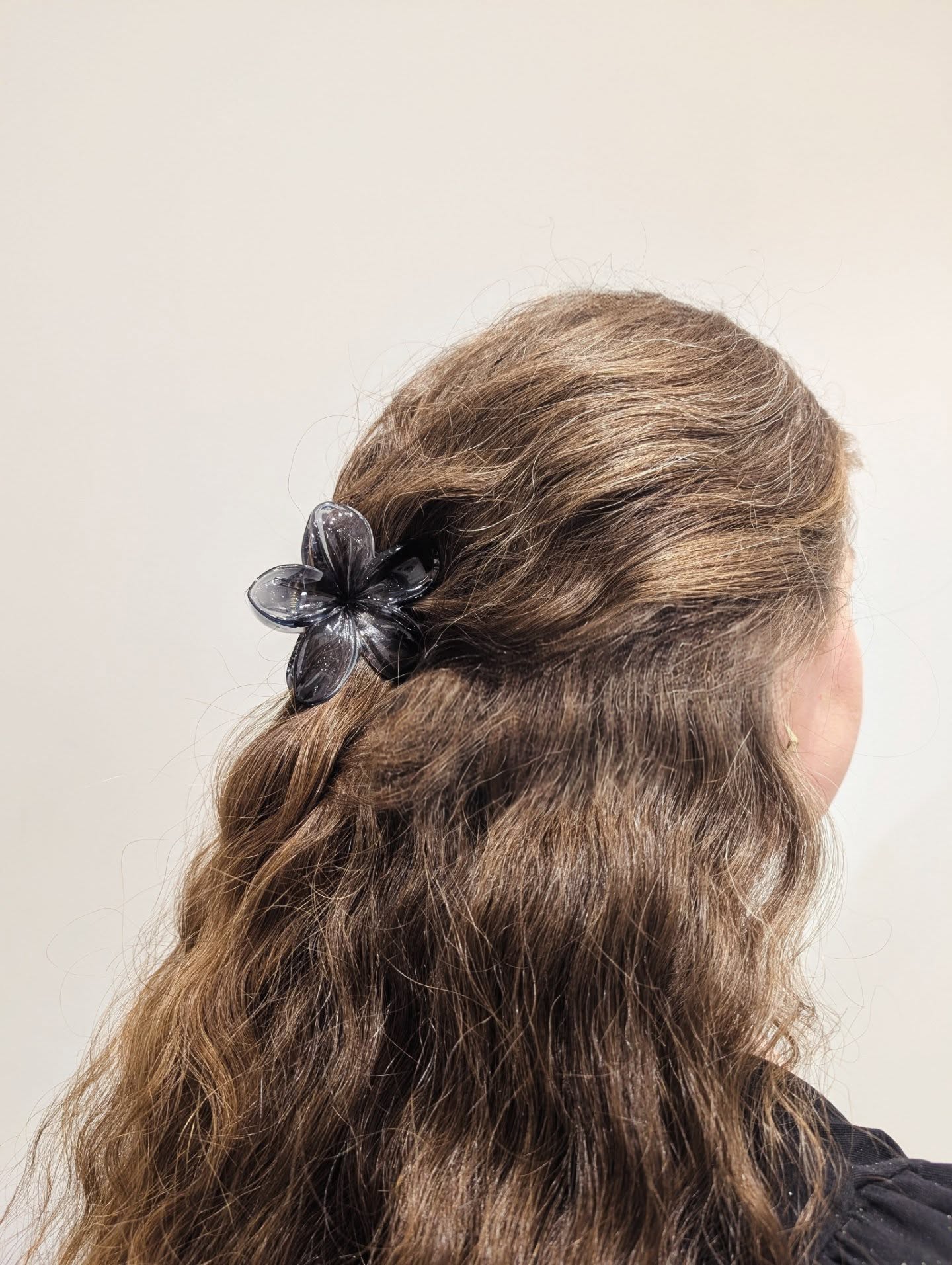 Hårklämma blomma - Mörkblå - 2