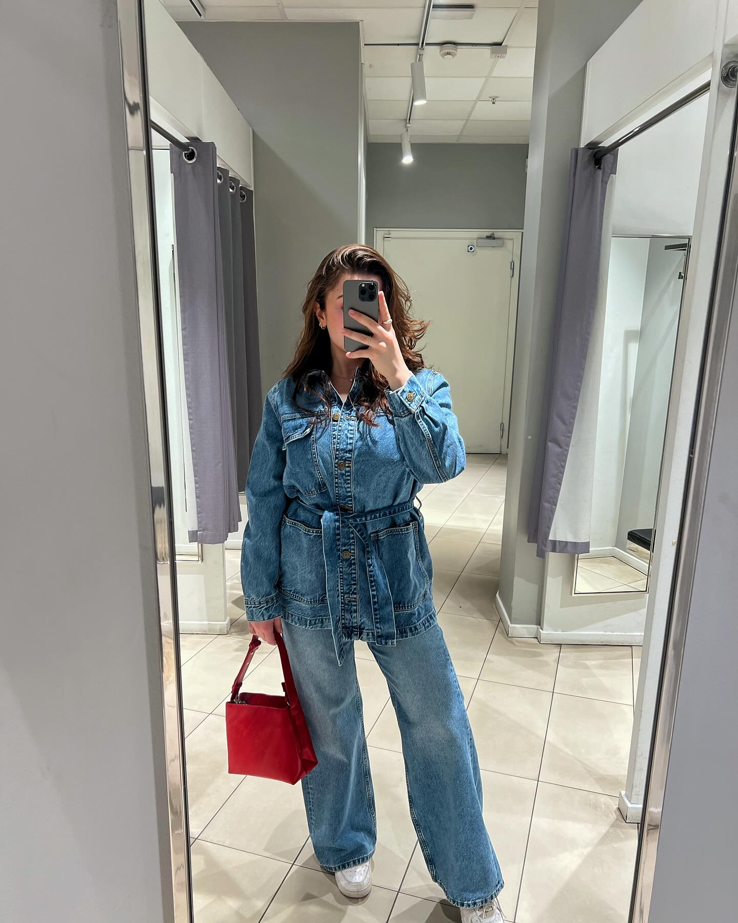 Wide Jeans High Waist - Denim - 9