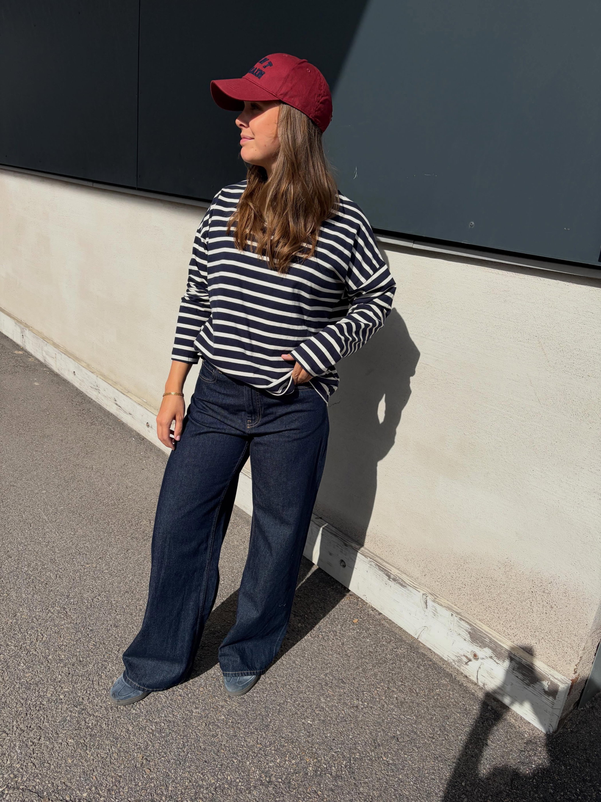 Stripete topp - Mørkeblå - 6