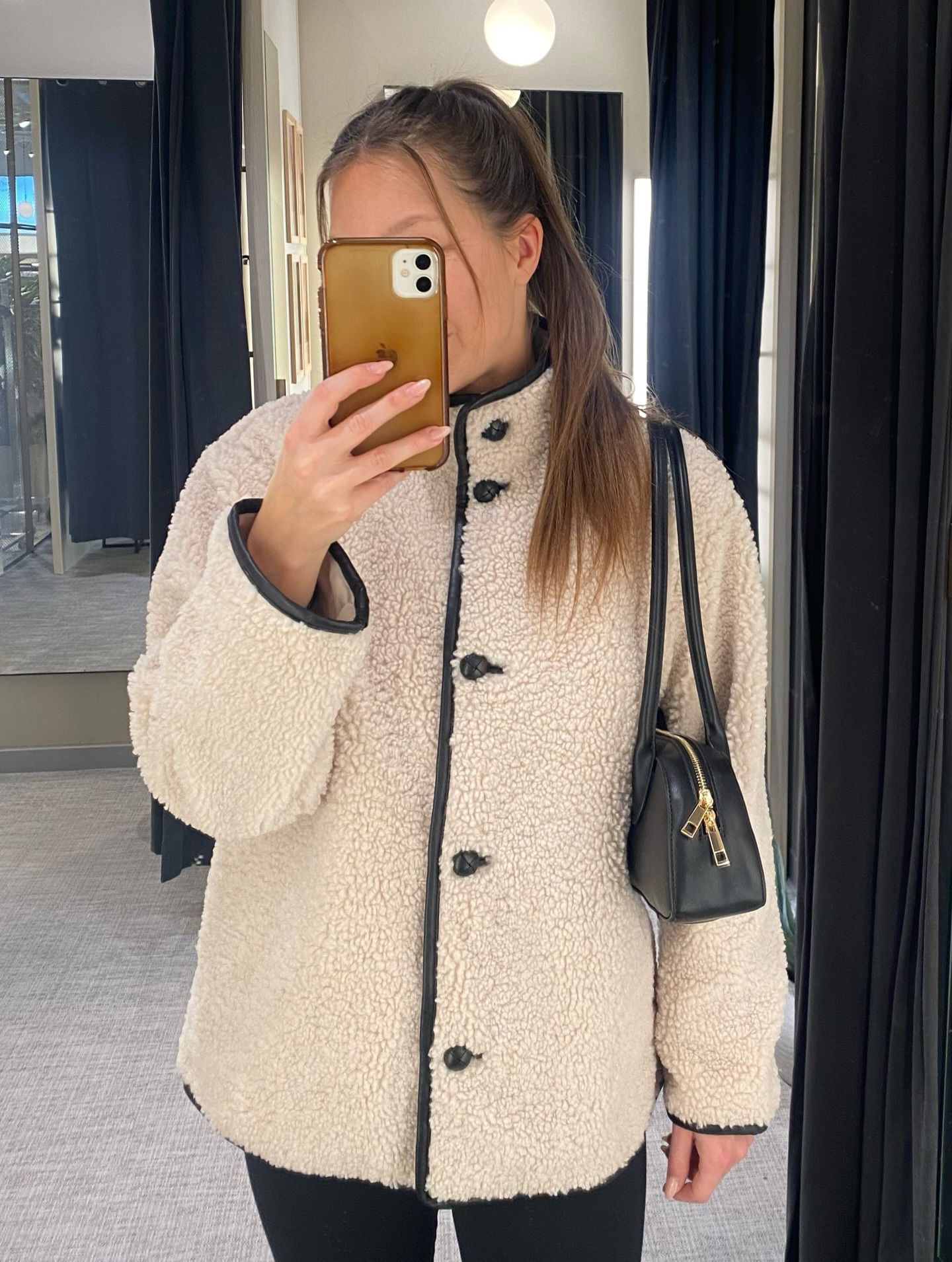 Bluza z pluszu - Offwhite - 10