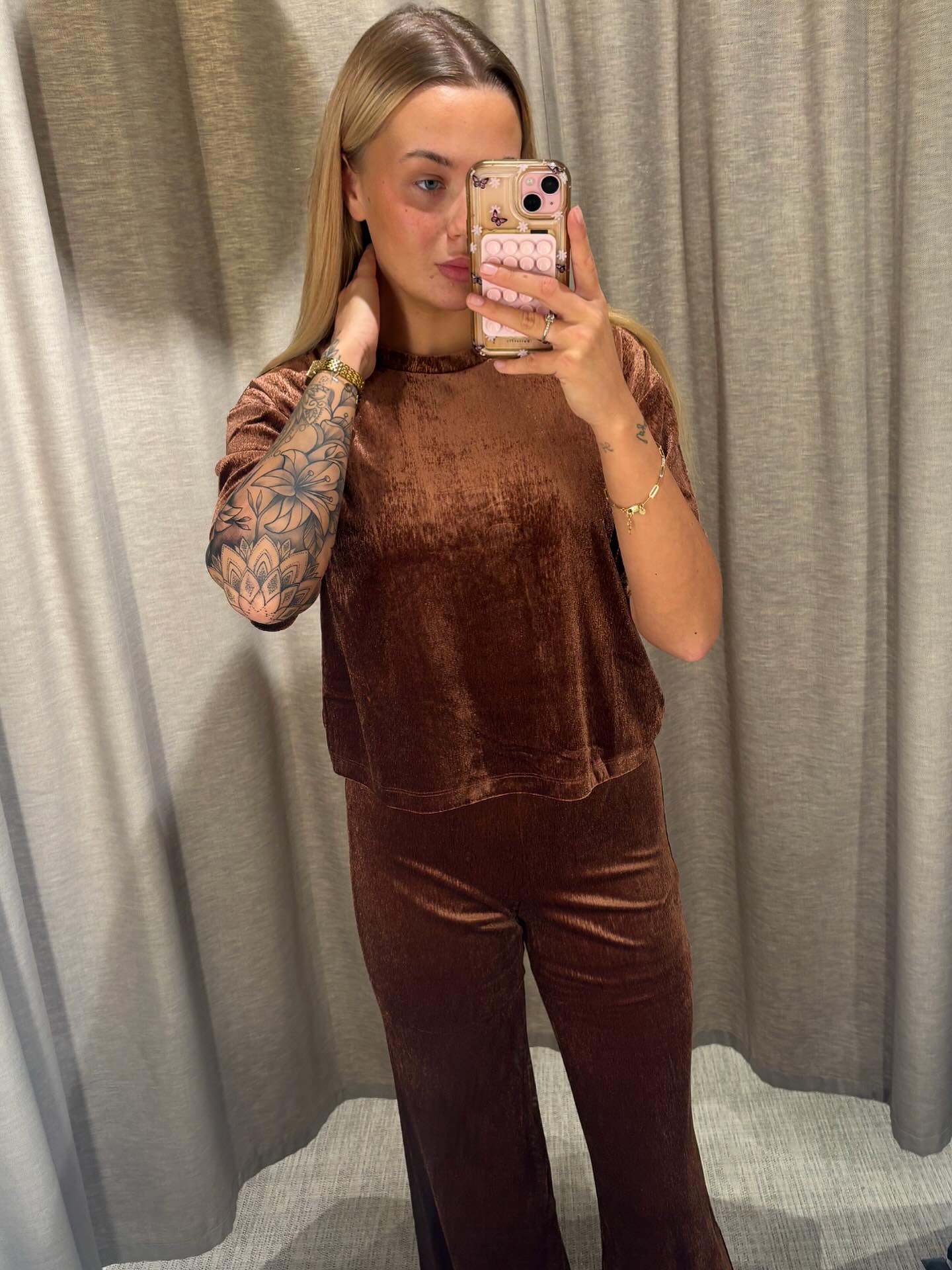 Velurbukse - Brun - 6