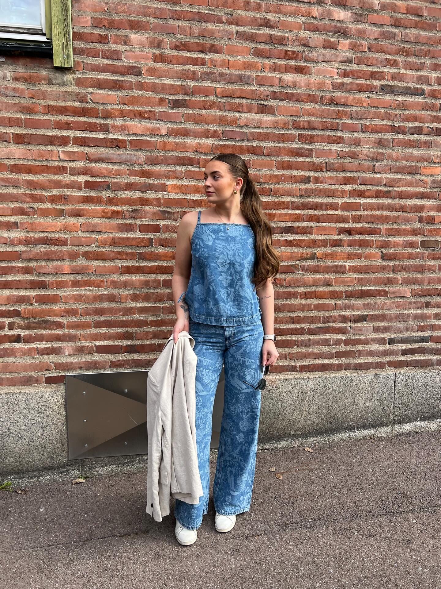 Wide jeans high waist - Vaalea denim - 7