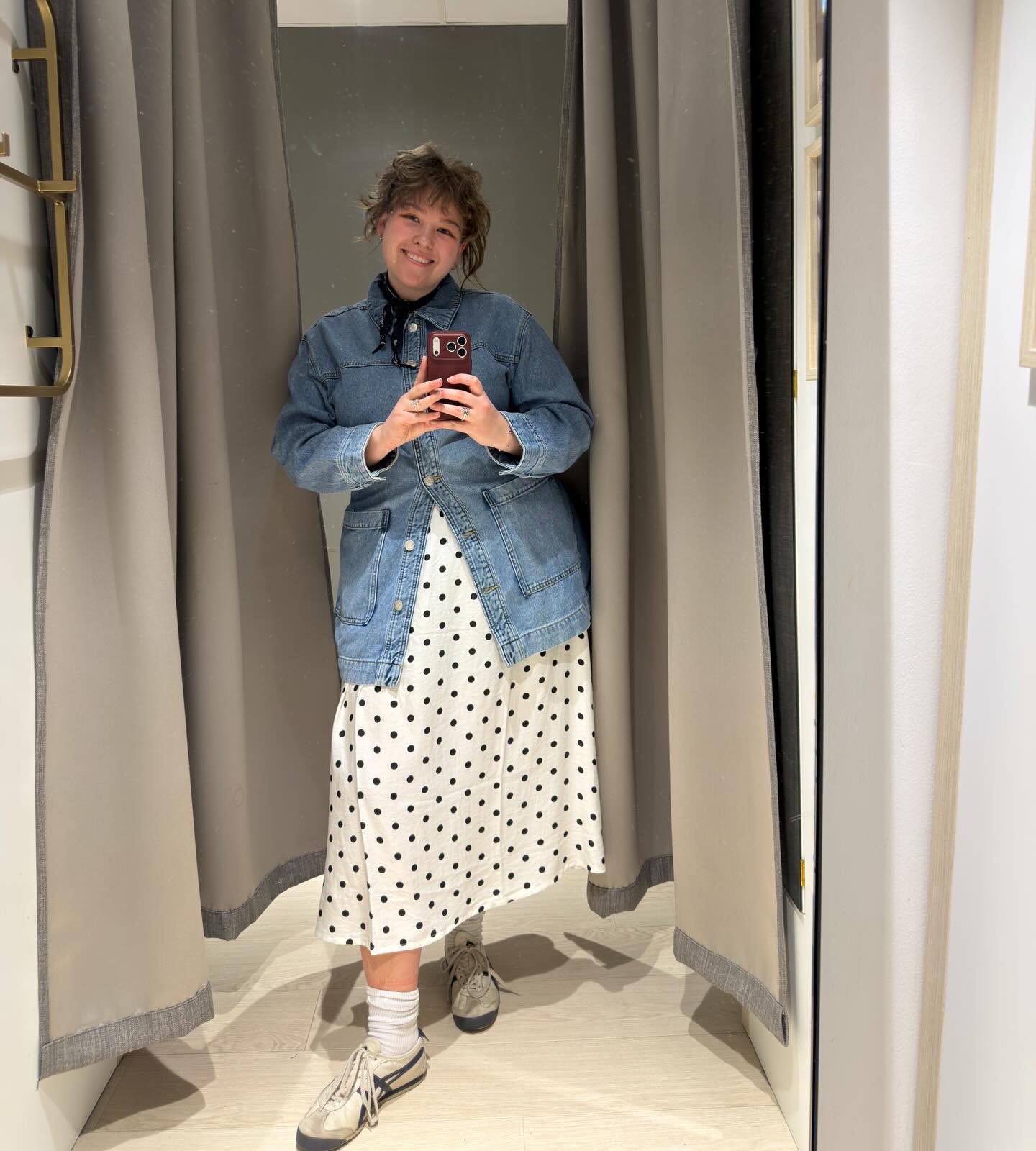 Kurtka dżinsowa z paskiem - Jasny dżins - 8