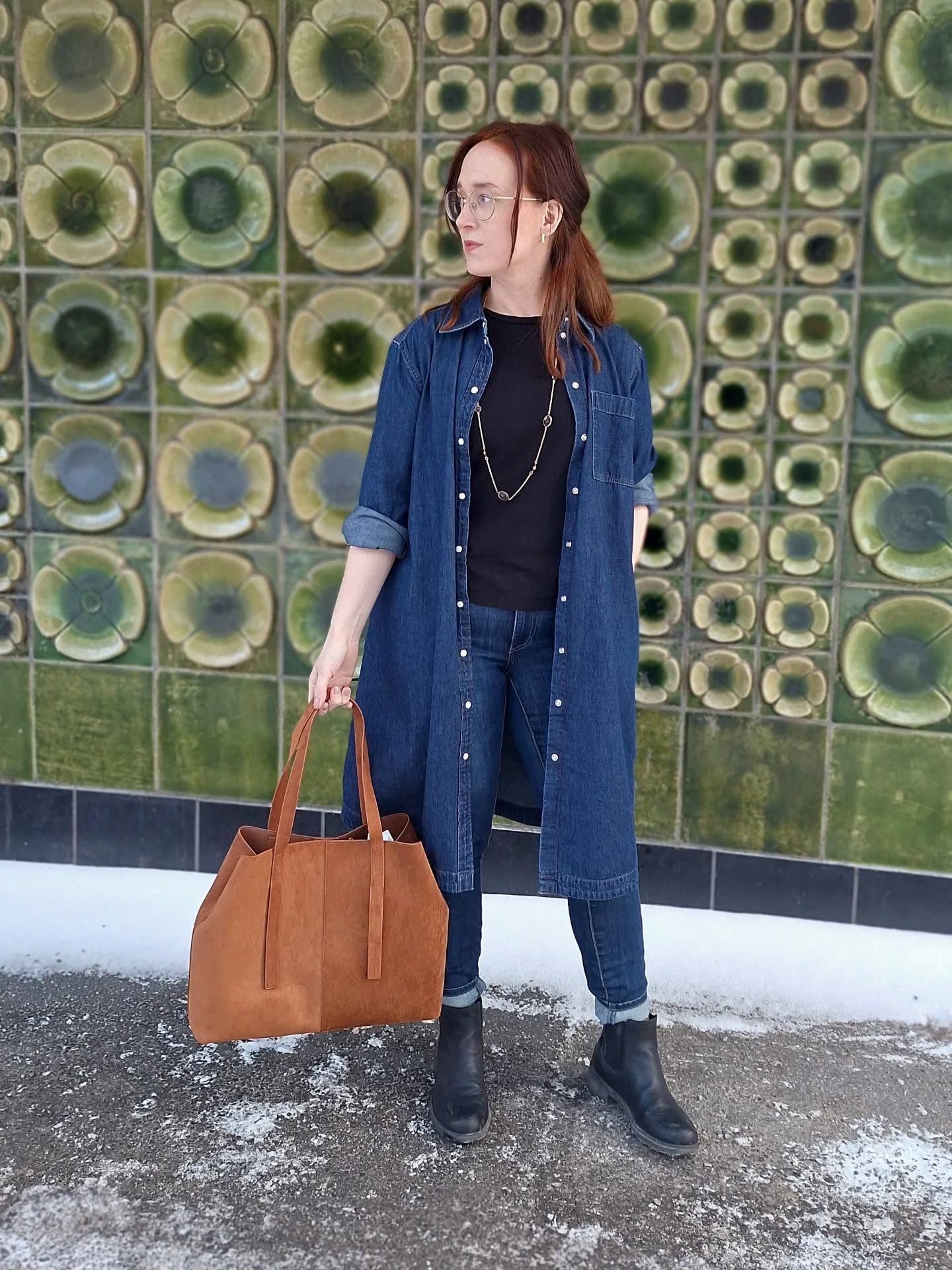 Super slim jeans short leg - Tumma denim - 8