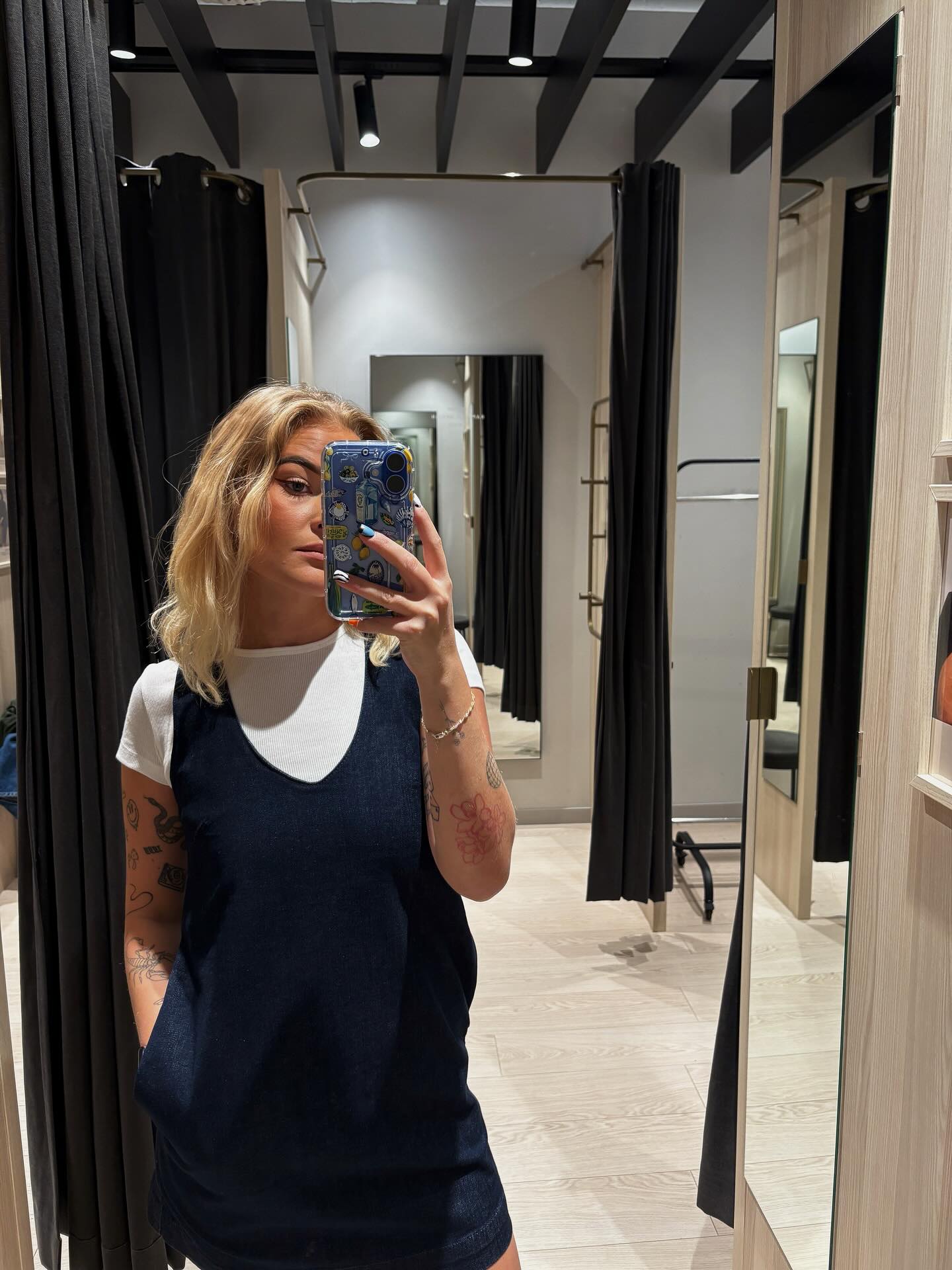 Jeansklänning - Mörk denim - 8